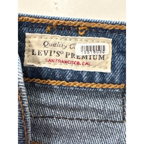 Levi’s Ribcage Shorts in Charleston Erosion 26 Womens Denim Jeans - Picture 9 of 14